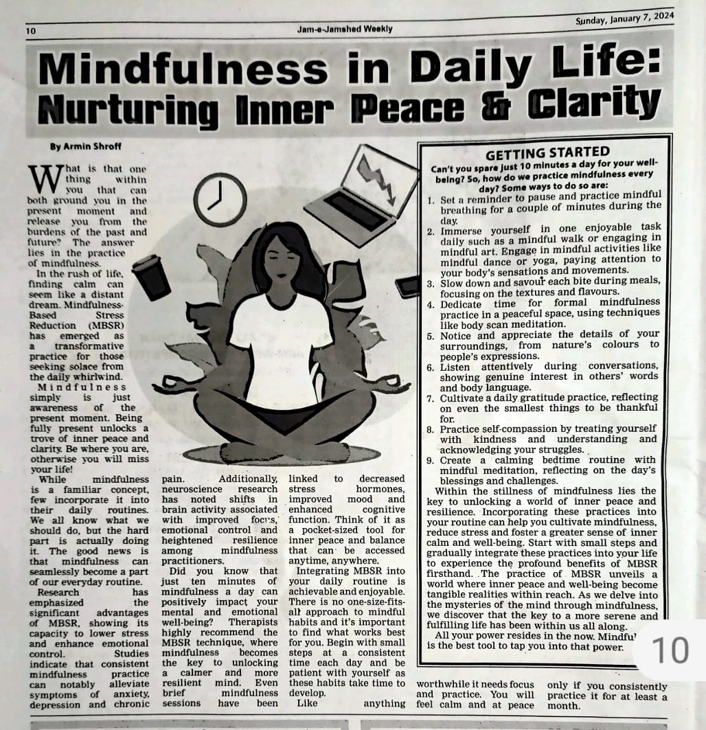 Mindfulness In Daily Life
